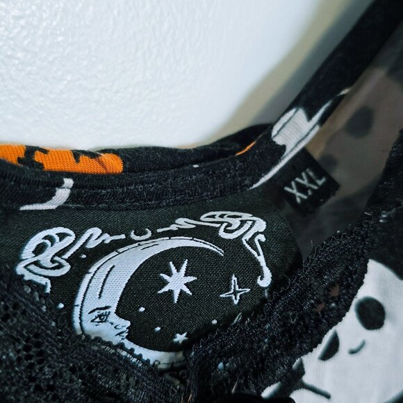 Killstar Haunted Pumpkin Cropped Cami - Picture 3 of 5